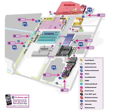plattegrond bazaar beverwijk